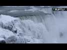 Freezing Temperatures Turn Niagara Falls Into Icy Wonderland
