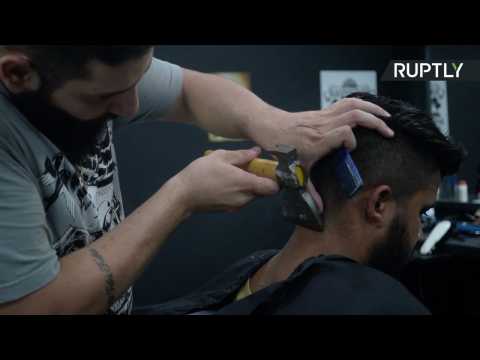 Syrian Refugee Gives Hair the Axe in His Brasilia Barbershop