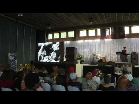Memorial held for South African jazz legend Hugh Masekela