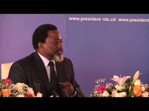 DRC: Joseph Kabila holds rare press conference