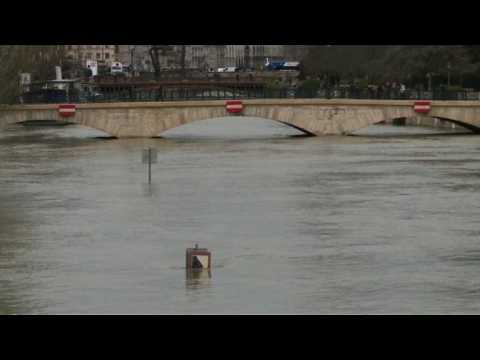 Seine reaches peak in flood-hit Paris