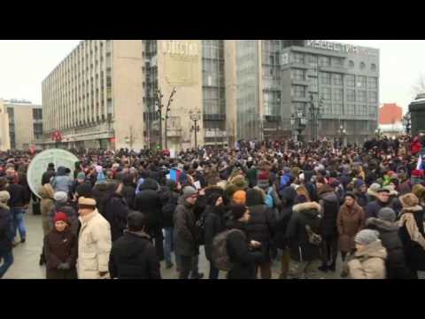 Russia's Navalny heads up nationwide opposition demos