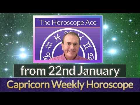 Capricorn Weekly Horoscope from 22nd January - 29th January 2018