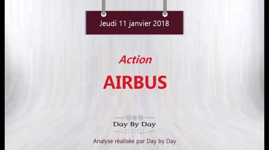 Illustration pour la vidéo Action Airbus : sortie de rectangle et nouveau plus haut historique - Flash Analyse IG 11.01.2018