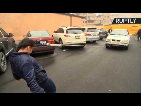 Armenian Wondergirl Pulls 2-Ton Car With Her Hair