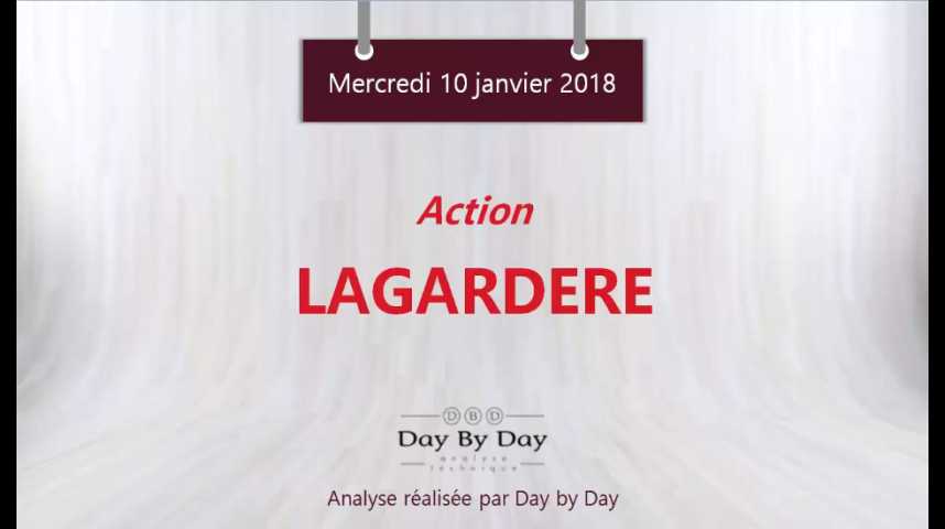 Illustration pour la vidéo Action Lagardère : la tendance reste baissière - Flash analyse IG 10.01.2018