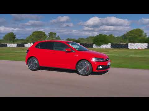 Volkswagen Polo GTI Driving on the race track