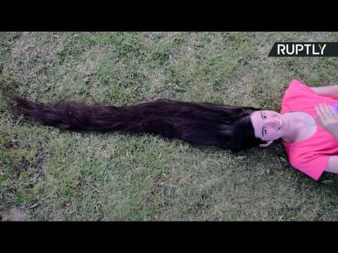 From 'Bad' Haircut to Guinness World Record: Argentinian Teen Becomes Real-Life Rapunzel