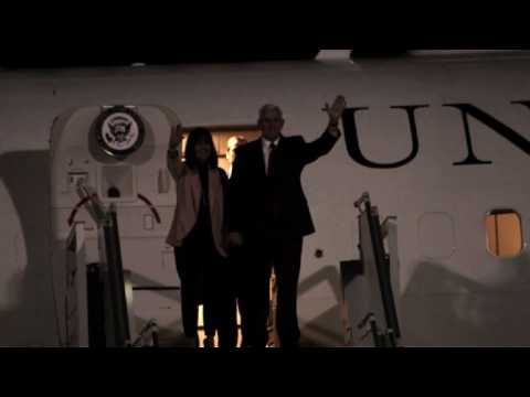 US Vice President Mike Pence arrives in Jordan