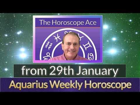 Aquarius Weekly Horoscope from 29th January - 5th February 2018