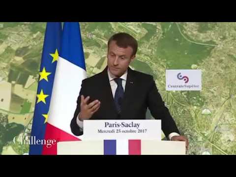 Lorsque Emmanuel Macron évoquait le financement de l'exposition universelle à Paris Saclay