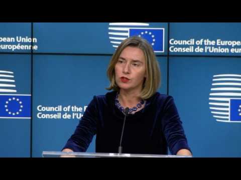 Mogherini 'extremely worried' by Turkish offensive in Syria