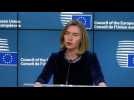 Mogherini 'extremely worried' by Turkish offensive in Syria