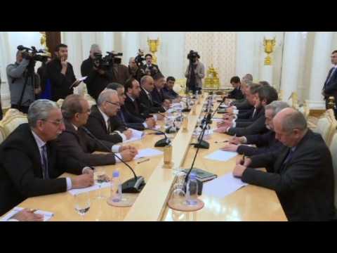 Lavrov meets Syrian opposition delegation in Moscow