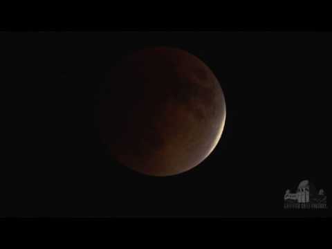 Rare lunar eclipse offers glimpse of 'super blue blood moon'