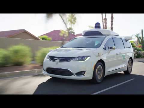 Waymo - Chrysler Pacifica Hybrid Minivan Driving Video