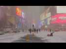 New York grapples with snow during winter storm
