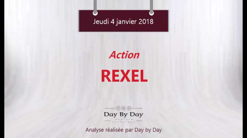 Illustration pour la vidéo Action Rexel : sortie de biseau et reprise de la hausse - Flash analyse IG 05.01.2018 HD