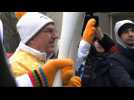 OLY-2018: IOC President takes part in torch relay - Label : AFPTV - First images - Category : Sport