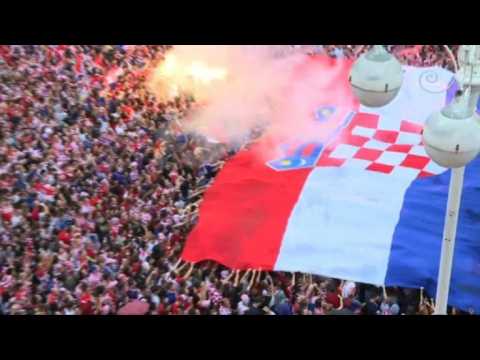 Zagreb: Thousands gather to watch Croatia against England in WC