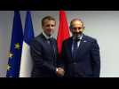 Macron and Pashinyan hold bilateral meeting at NATO summit