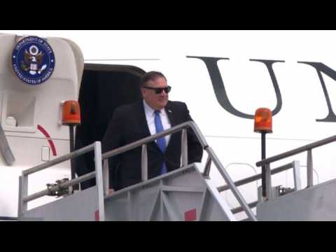 US Secretary of State Mike Pompeo arrives in Mexico City