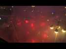 Croatia supporters celebrate 2nd goal against England in WC 2018 - Label : AFPTV - First images - Category : Sport
