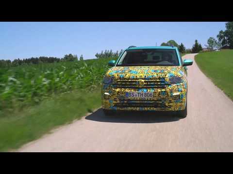 The all new Volkswagen T-Cross - Covered Drive in Makena Turquoise