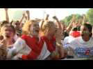 England fans overjoyed at early Trippier goal vs Croatia - Label : AFPTV - First images - Category : Sport
