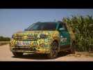 The all new Volkswagen T Cross   Covered Drive Exterior Design in Makena Turquoise
