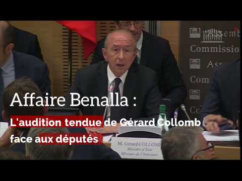 L'audition tendue de Gerard Collomb face aux députés 