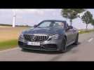 Mercedes-AMG C 63 S Cabriolet in Selenite grey Driving Video