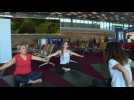 Yoga at the gate: Paris airports offer sessions to de-stress