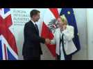 British FM Jeremy Hunt meets Austrian counterpart Karin Kneissl