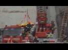 Injured people are retrieved from the rubble in Genoa - Label : AFPTV - First images - Category : News