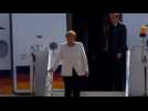 Angela Merkel arrives in Georgia for State visit