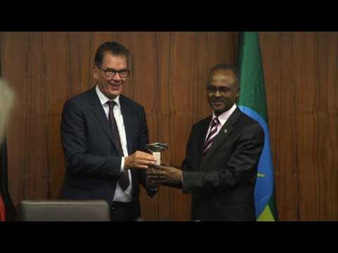 German Federal Minister Gerd Muller visits Ethiopia