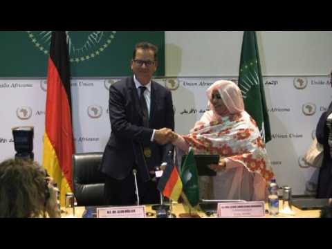 German Federal Minister Gerd Muller visits African Union