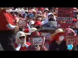 'My life is not your porn': South Korean women protest spycam pornography