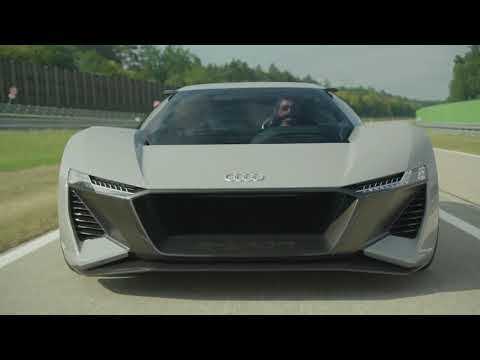 Audi PB18 e-tron Concept car Driving Video