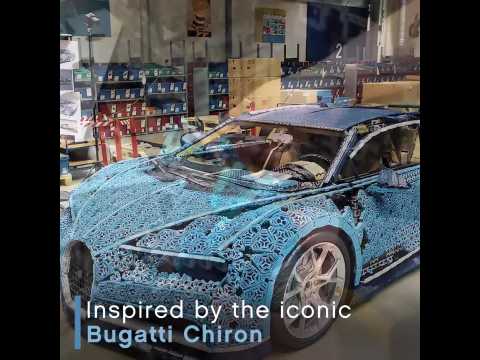 Bugatti Chiron made by Lego Technic Video