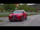 Vido The new Lexus UX 250h Driving Video in Red