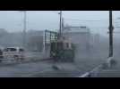 Strongest typhoon in quarter century hits Japan