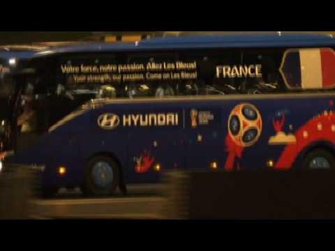World Cup final: France leave Luzhniki Stadium after 4-2 victory