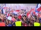 World Cup: Paris fan zone jubilant after third France goal