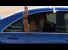 Football: Chairman Maradona arrives in Belarus - Label : AFPTV - First images - Category : Sport