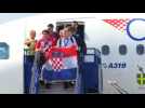 Croatia team arrives in Zagreb from Russia - Label : AFPTV - First images - Category : Sport