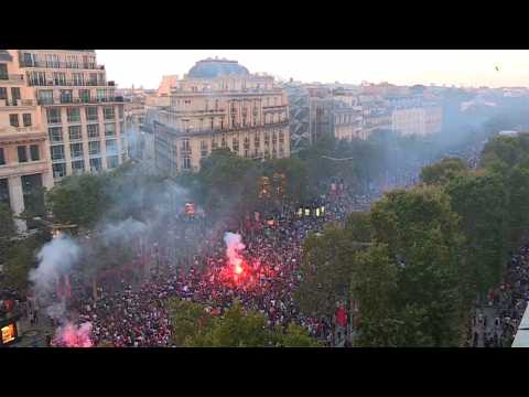 France celebrates World Cup win
