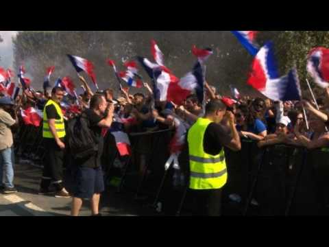 World Cup: Celebrations in Paris after opening goal