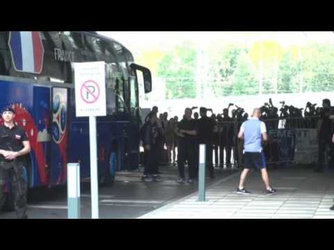 France squad arrive in Moscow ahead of World Cup final